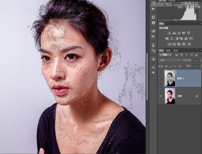 Photoshop快速打造猪刚鬣的弹性肌肤,PS教程,16xx8.com教程网