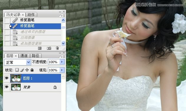 Photoshop婚紗美女柔美的黃色膚色效果,PS教程,16xx8.com教程網(wǎng)