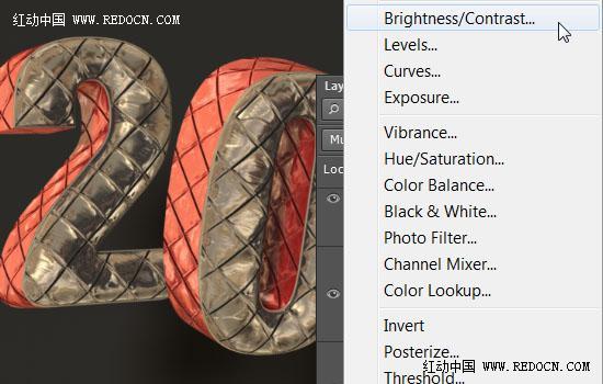 利用3D工具制作質(zhì)感突出的古金屬立體字