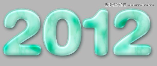 Photoshop制作玉材質(zhì)效果的立體字教程,PS教程,16xx8.com教程網(wǎng)