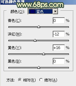 暖色调，调出昏暗风格的暖色效果