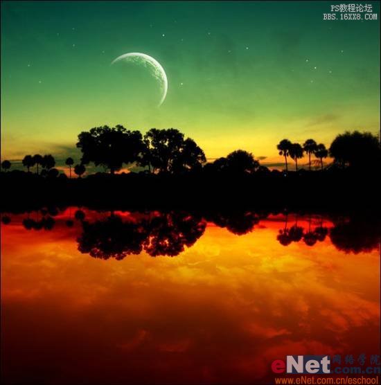 合成《魔幻之夜》场景的教程_16xx8.com