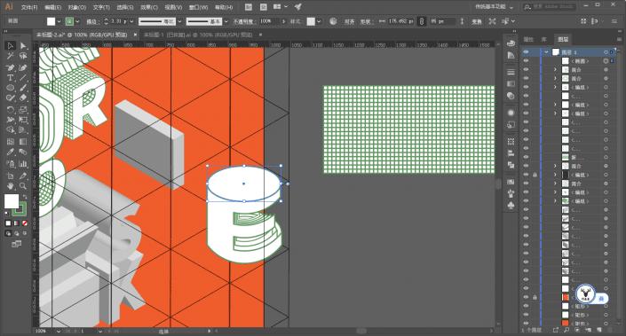 海报制作，用AI制作一幅素描卡通风格海报