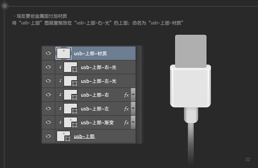 物品鼠繪，ps鼠繪USB插頭