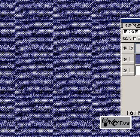 Photoshop巧繪制牛仔布底紋