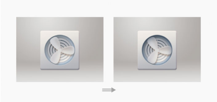 風(fēng)扇圖標(biāo),設(shè)計(jì)擬物風(fēng)扇主題UI圖標(biāo)教程