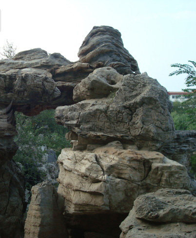 多图合一，利用素材合成一张郊外建筑残骸场景