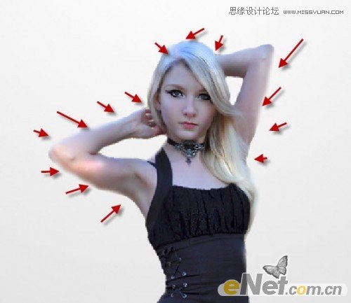 Photoshop打造梦幻光影效果的美女海报教程,PS教程,16xx8.com教程网