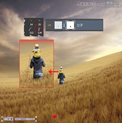 Photoshop合成灯塔下的父子情节,PS教程,16xx8.com教程网