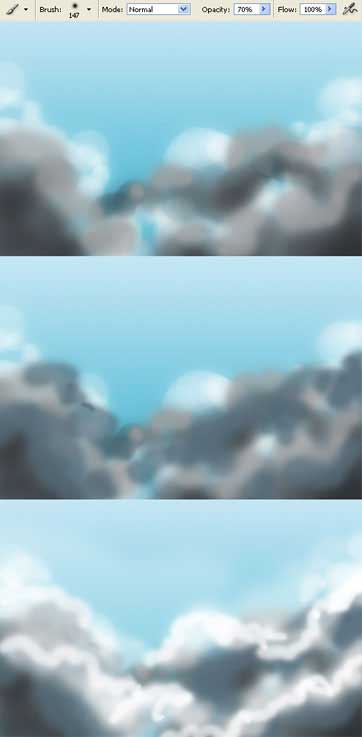 Create Fluffy Clouds and Sun抯 Rays effects in adobe photoshop cs