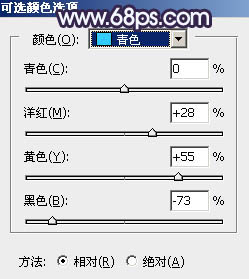 紫色調(diào)，調(diào)出淡淡的藍(lán)紫色人像效果教程