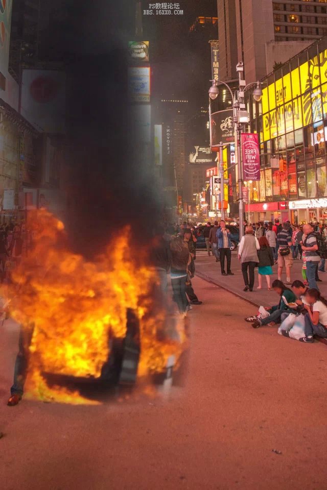 海报合成！超酷女战士电影主题海报教程