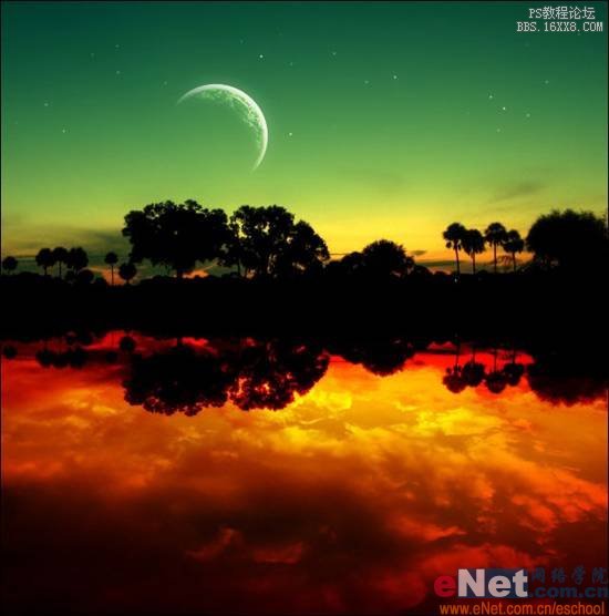 合成《魔幻之夜》场景的教程_16xx8.com