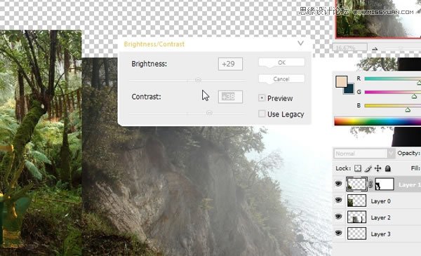 Photoshop合成悬崖边上奇幻的场景教程,PS教程,16xx8.com教程网