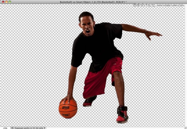 Photoshop合成动感篮球运动场景HDR风格效果,PS教程,16xx8.com教程网