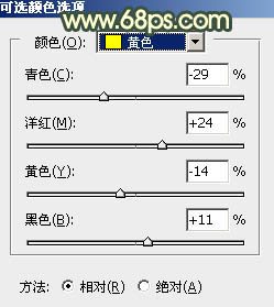 暖色调，调出昏暗风格的暖色效果