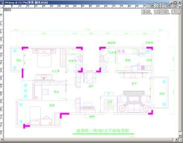 [轉載]用Photoshop完成設計彩色平面布置圖鈥斺斚虜