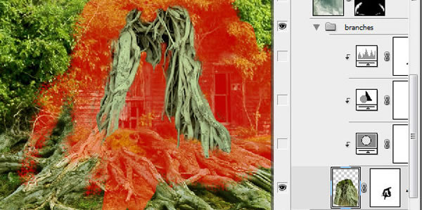 Photoshop合成教程：制作漂浮在空中的樹屋