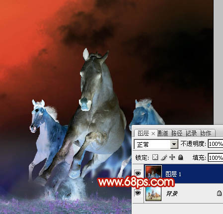 Photoshop制作一张华丽大气的2014新年贺卡