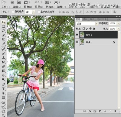 Photoshop通过处理背景增加照片的活力,PS教程,16xx8.com教程网