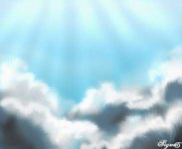 Create Fluffy Clouds and Sun抯 Rays effects in adobe photoshop cs
