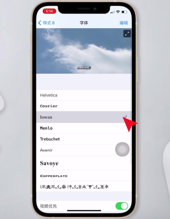 苹果手机如何设置字体样式?苹果手机更改字体教程介绍截图