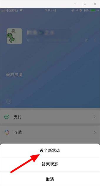 微信怎么更改狀態(tài)?微信在線狀態(tài)的修改方法截圖