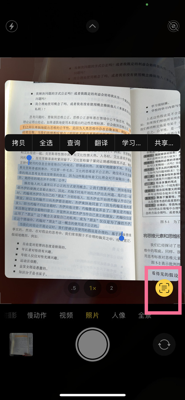 苹果手机如何设置图片识别文字？苹果手机开启实况文本教程分享截图