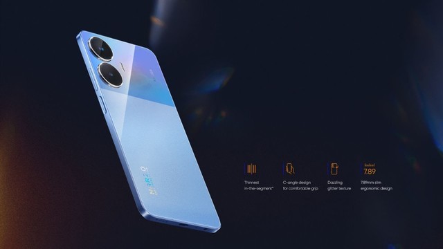 后盖配色绝了！realme Narzo N55手机定档4月12日