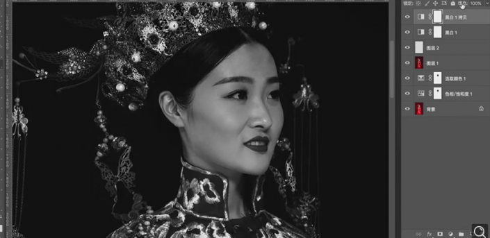 產(chǎn)品精修在PS給嫁衣進行精細修圖插圖(12)