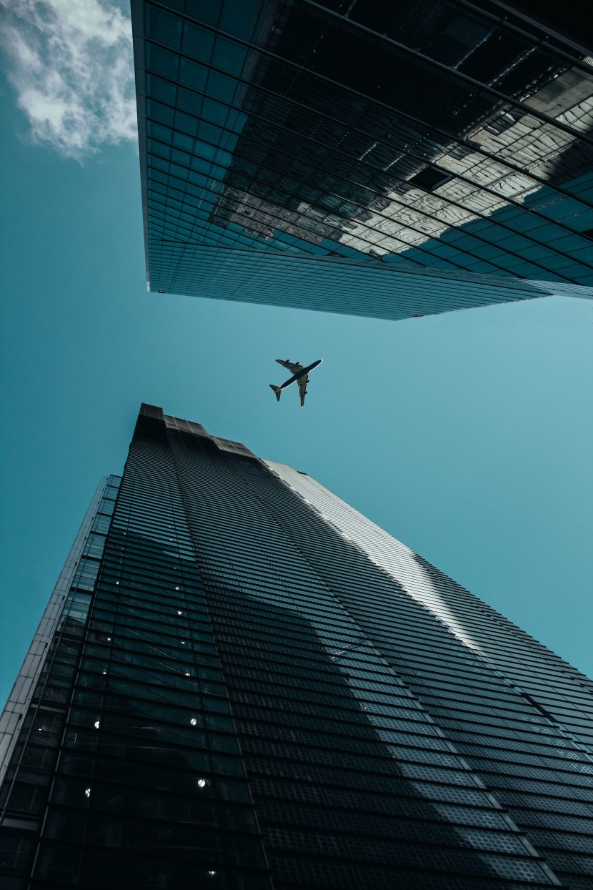 高空飞机图片