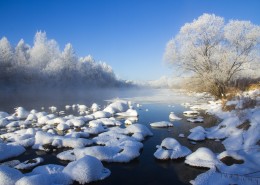 寒冷的冰雪風(fēng)景圖片(12張)