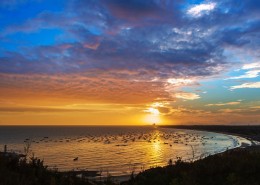 電白晏鏡海灣夕陽美景圖片(9張)