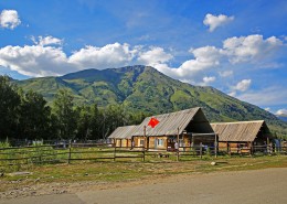 新疆禾木村自然風(fēng)景圖片(11張)