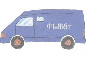 中國銀行的運(yùn)鈔車怎么畫