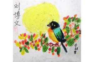 中秋节主题儿童画-中秋果园香