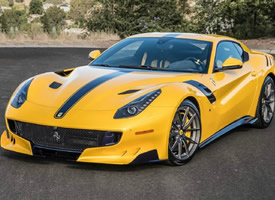 黄色法拉利F12 TDF delivered图片欣赏