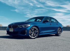 一组帅气蓝色的BMW M340i 图片欣赏