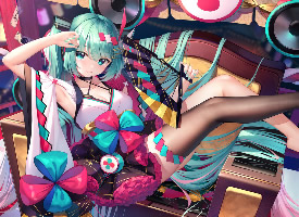 初音未来甜美治愈系图片