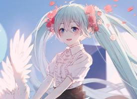 初音未来唯美高清手机壁纸