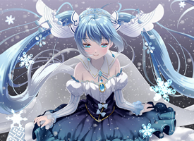 初音未来唯美动漫桌面壁纸