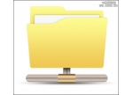 用ps制作黄色共享文件夹logo